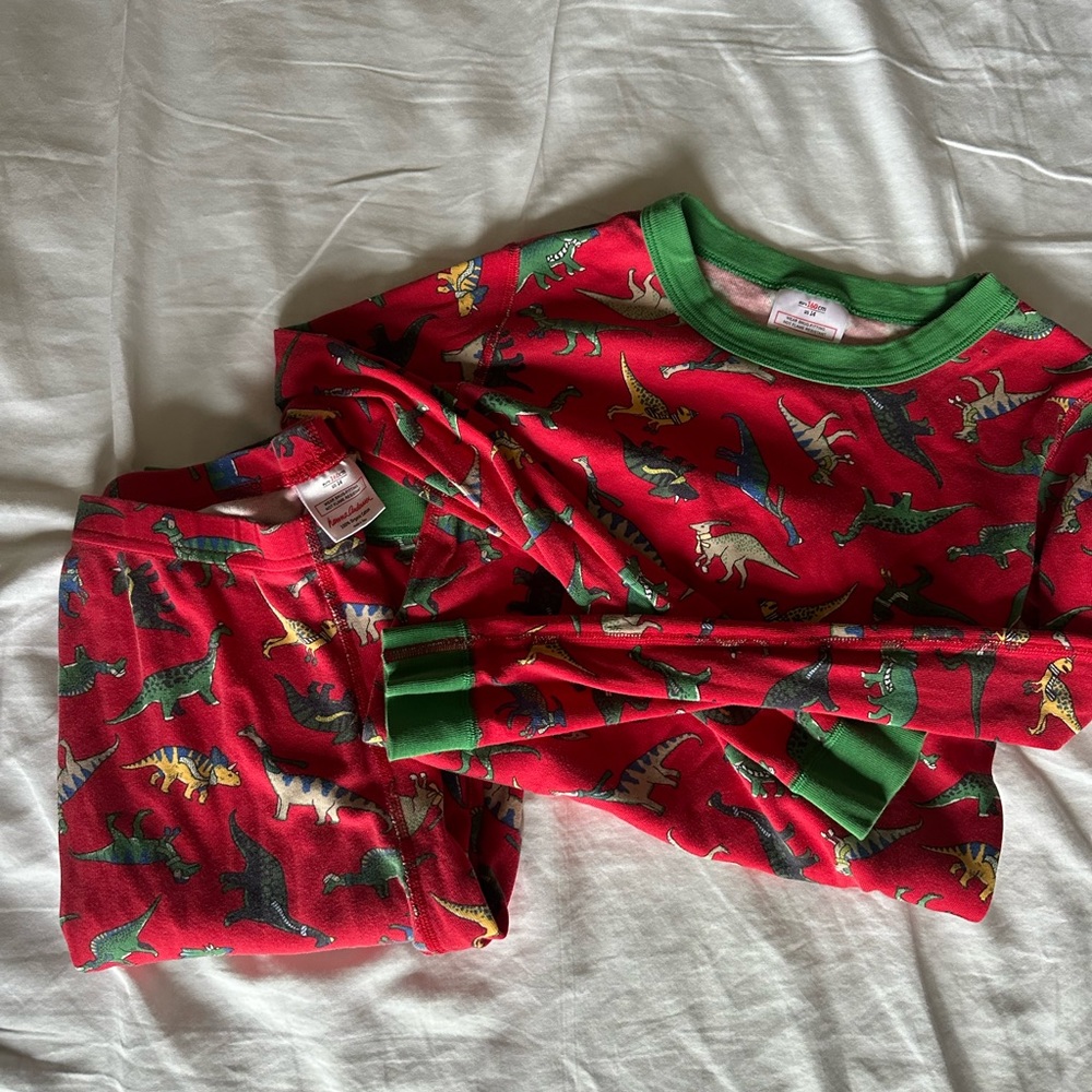 Hanna Andersson organic Unisex LongJohn Pajamas. Size 14